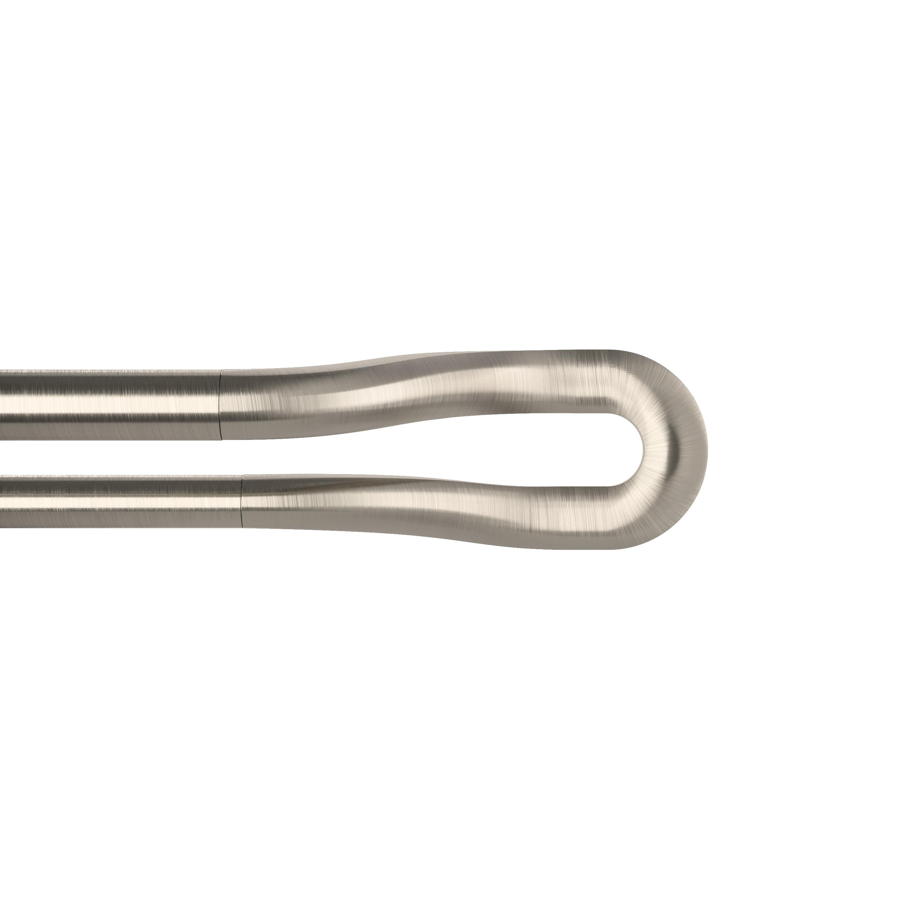 Umbra Midnight Double Blackout Curtain Rod 42"120" Matte Black 42